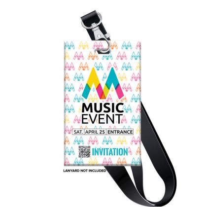 Custom 5D Press Passes - Multicolor 