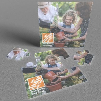 Custom 5.5" X 5.5" Acrylic Jigsaw Puzzle - Multicolor 