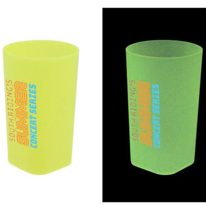 Custom Nite Glow 2 oz. Shot Glass, Full Color Digital - Neon Yellow