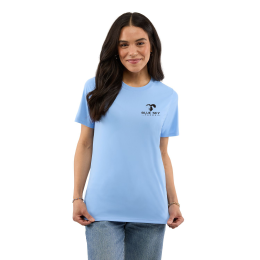 Custom Dara Women's Recycled Short Sleeve Tech Tee - Sky Lifestyle