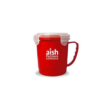 Custom Soup Mug - Red 