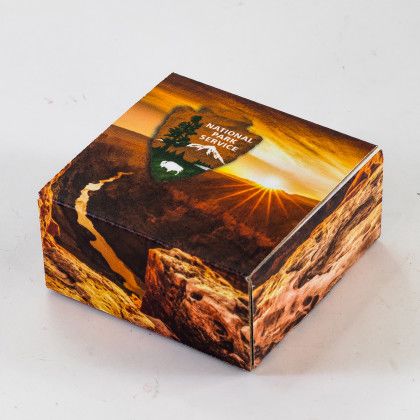 Custom 5.875" x 5.875" x 3" 4CP Full Bleed E-Flute Tuck Box - 4/0 - Multicolor Custom 5.875" x 5.875" x 3" 4CP Full Bleed E-Flute Tuck Box - 4/0 - Multicolor