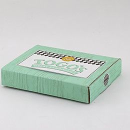 Custom 8.5" x 6.5" x 1.5" 4CP Full Bleed E-Flute Tuck Box - 4/0 - Multicolor