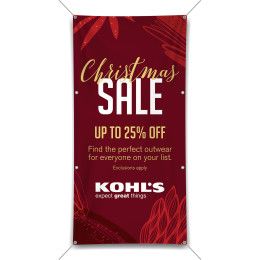 Custom 18 oz Vinyl Banner 6' x 3' - Multicolor 