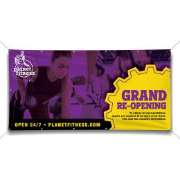 Custom 18 oz Vinyl Banner 8' x 4' - Multicolor 