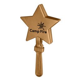 Custom Star Clapper - Gold Custom Star Clapper - Gold