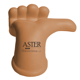 Custom Hand Phone Holder Stress Reliever - Brown 