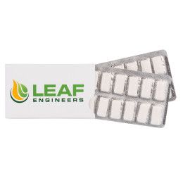 Custom Sugar Free Peppermint Gum Pack 24pc - White
