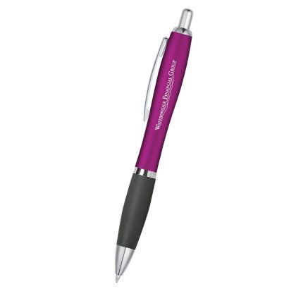 Custom Satin Pen - Metallic Fuchsia