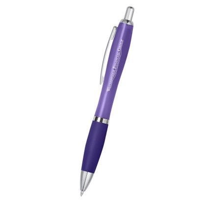 Custom Satin Pen - translucent Purple