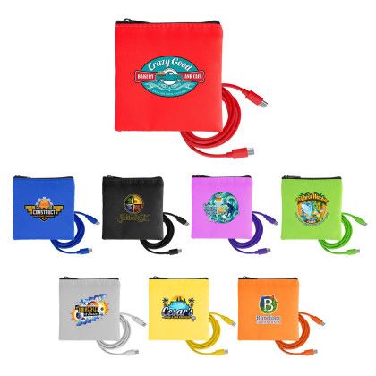 Custom Colorful RPET C to C Cable Set - All Colors 