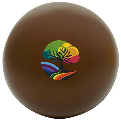 Custom Holiday PPE Rudolph Ball - Full Color - Brown 