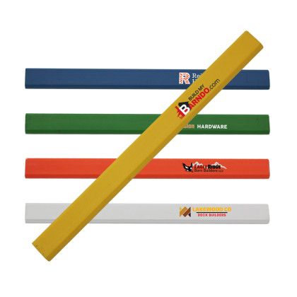 Custom Halcyon Carpenter Pencil, Full Color Digital - All Colors 