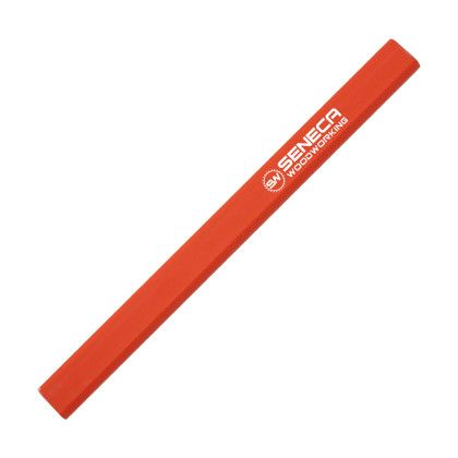 Custom Halcyon Carpenter Pencil - Orange 