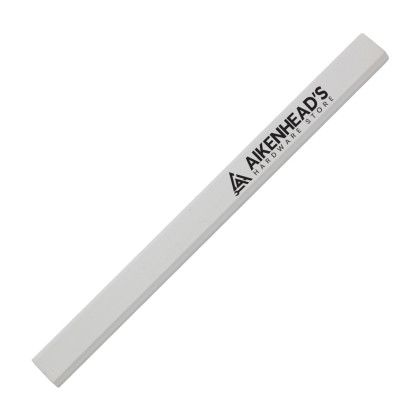 Custom Halcyon Carpenter Pencil - White