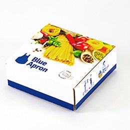 Custom 4" x 4" x 1.5" 4CP Full Bleed E-Flute Tuck Box - 4/0 