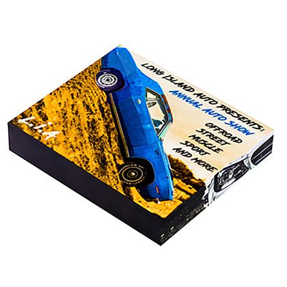 Custom 11.25" x 1" x 9.25" 4CP Full Bleed E-Flute Tuck Box - 4/0 