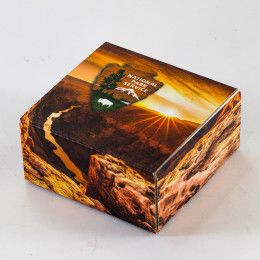 Custom 5.875" x 3" x 5.875" 4CP Full Bleed E-Flute Tuck Box - 4/4