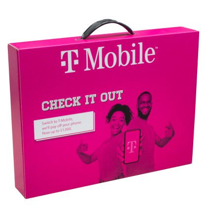 Custom 12.25" x 2" x 9.5" 4CP Full Bleed E-Flute Handle Box - 4/4 Custom 12.25" x 2" x 9.5" 4CP Full Bleed E-Flute Handle Box - 4/4