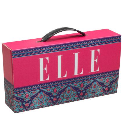 Custom 10" x 3" x 6" 4CP Full Bleed E-Flute Handle Box - 4/4 Custom 10" x 3" x 6" 4CP Full Bleed E-Flute Handle Box - 4/4