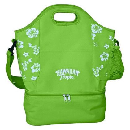 Custom Maui Insulated Beach Tote - Lime