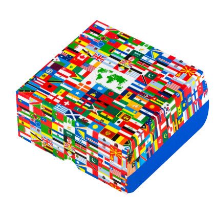 Custom 7.25" x 3.625" x 7.25" 4CP Full Bleed Fold Above Box - 4/4