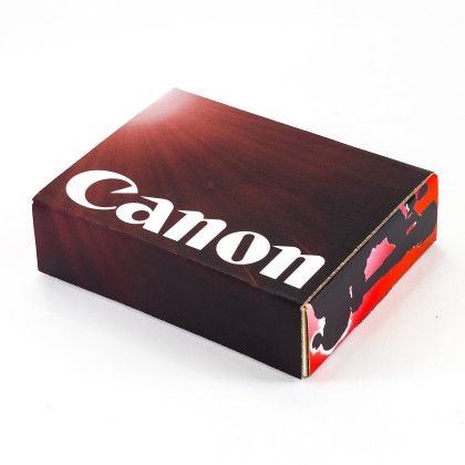 Custom 10" x 1.25" x 12.75" 4CP Full Bleed E-Flute Tuck Box - 4/4