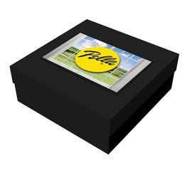 Custom Black Deluxe Gift Box 8" x 3" x 8"