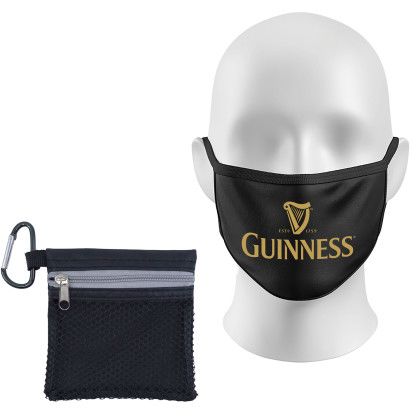 Custom  Mesh Bag With Carabiner + Mask101 - Black 