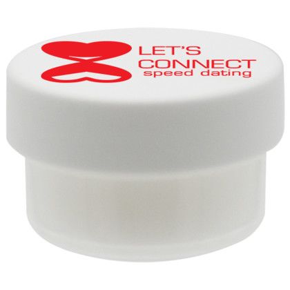 Custom Halcyon Lip Balm Jar - White