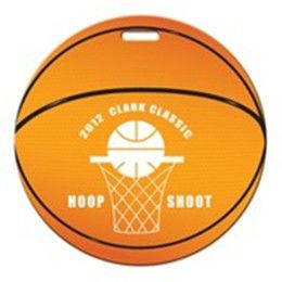 Custom Full Color Luggage Tags Basketball 