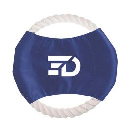 Custom Fido Flier Dog Rope Toy - Blue