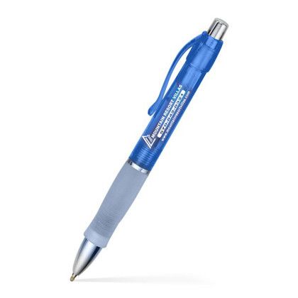Custom Mr. Gel Click Pen - Blue 