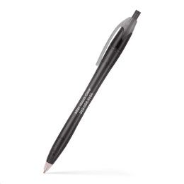 Custom Slimster Translucent Click Pen - Translucent Black 