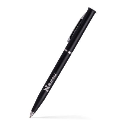 Custom Angel II Slim Twist Pen - Black