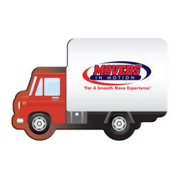 Custom Full Color Coaster - Box Truck Shape