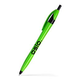 Custom Slimster IV Click Pen - Lime Green 