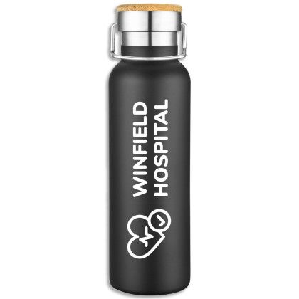 Custom Chillguard 2.0 20 oz Stainless Steel Water Bottle - Black