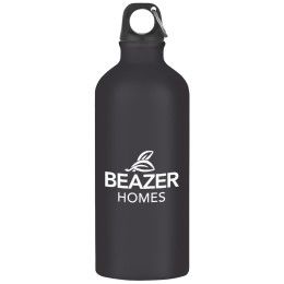 Custom 20 oz. Aluminum Bike Bottle - Black 
