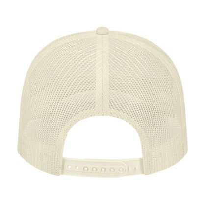 Custom Retro Foamie Trucker - Cream Back View