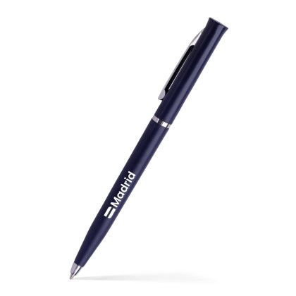 Custom Angel II Slim Twist Pen - Blue