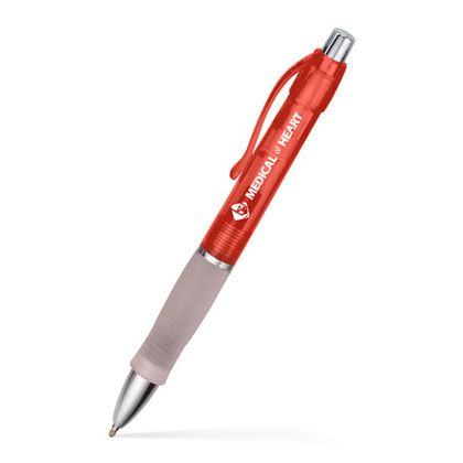 Custom Mr. Gel Click Pen - Red 