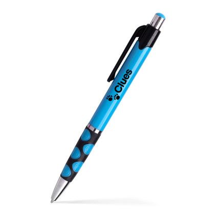 Custom Madeline II Click Pen - Sky Blue 