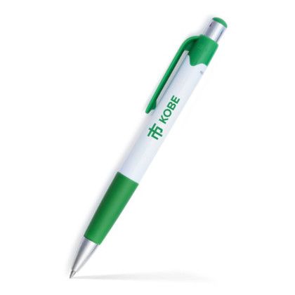 Custom Maddie Gel Click Pen w/ Recycled Plastic - Green