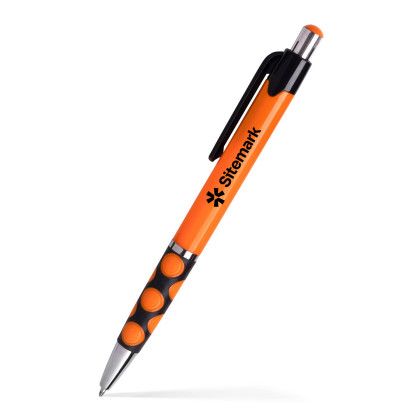 Custom Madeline II Click Pen - Orange 