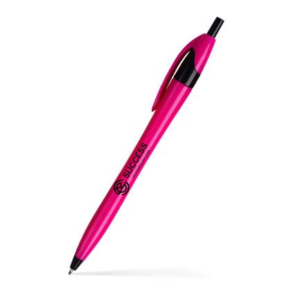 Custom Slimster IV Click Pen - Pink 