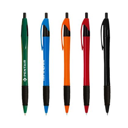 Custom Slimster Gripped Click Pen - All Colors 