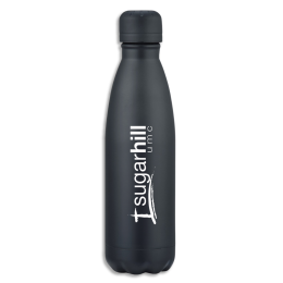 Custom Steel Twist 17 oz Stainless Steel Water Bottle - Black 