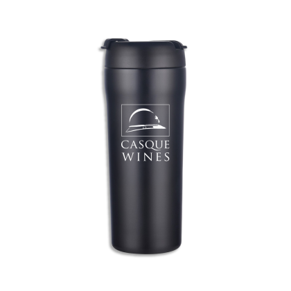 Custom Whistler Dual Sipper 25 oz Stainless Steel Travel Tumbler - Black 
