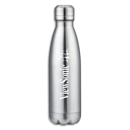 Custom Steel Twist 17 oz Stainless Steel Water Bottle - Silver 